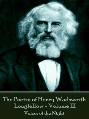 cover image of The Poetry of Henry Wadsworth Longfellow, Volume III